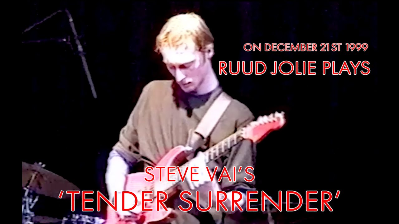 Ruud Jolie plays Steve Vai's 'Tender Surrender' - Conservatory Graduation concert December 21st 1999