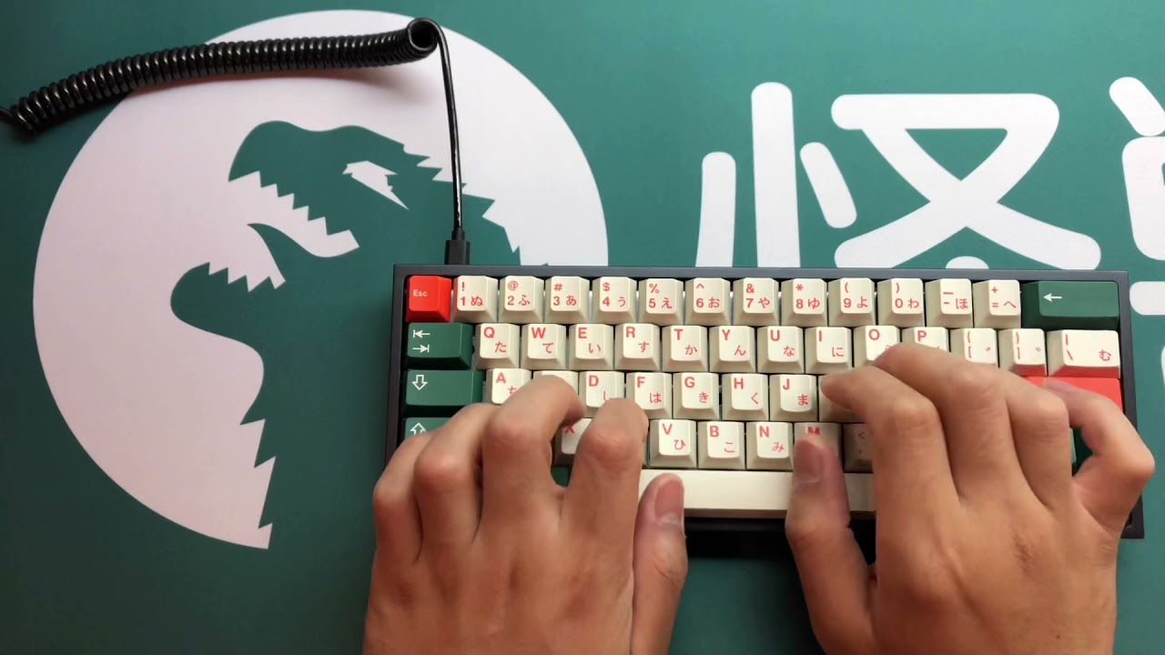 Mekanisk Klippe T R4 | Lubed Gateron Black Inks v2 | GMK Kaiju Sound Test