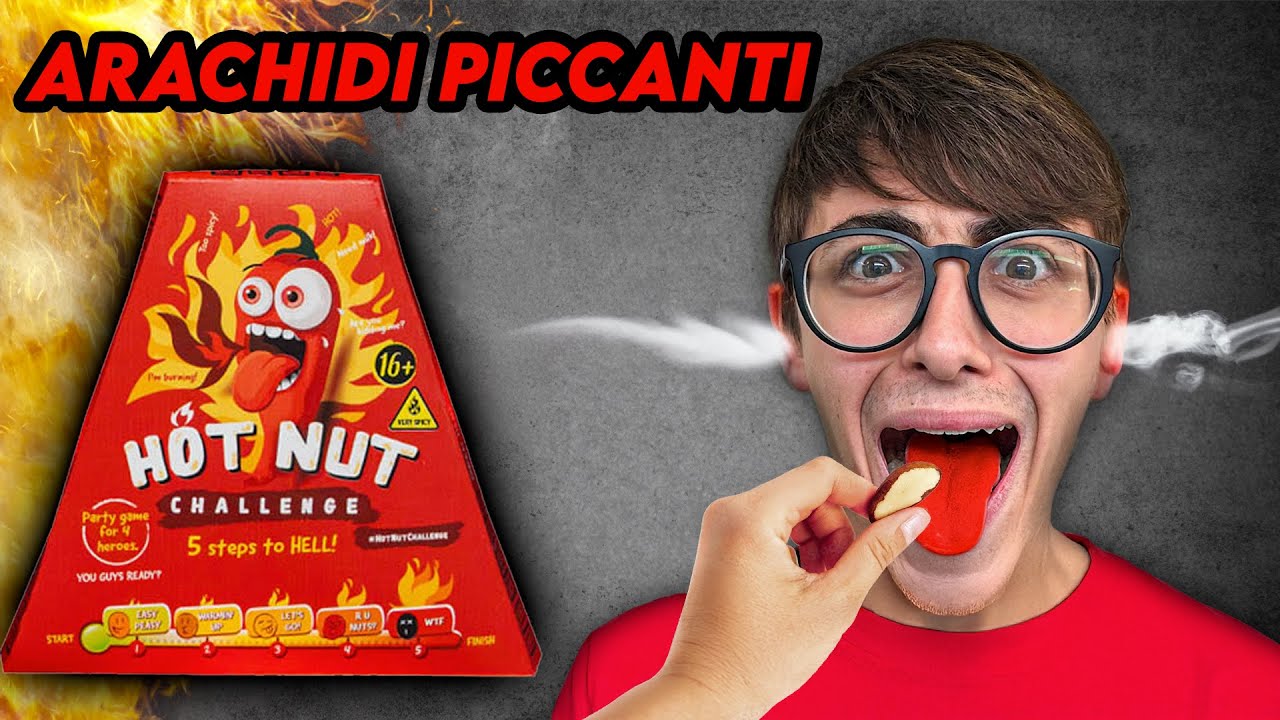 Mangio LE ARACHIDI PIÙ PICCANTI DEL MONDO! Hot Nut Challenge