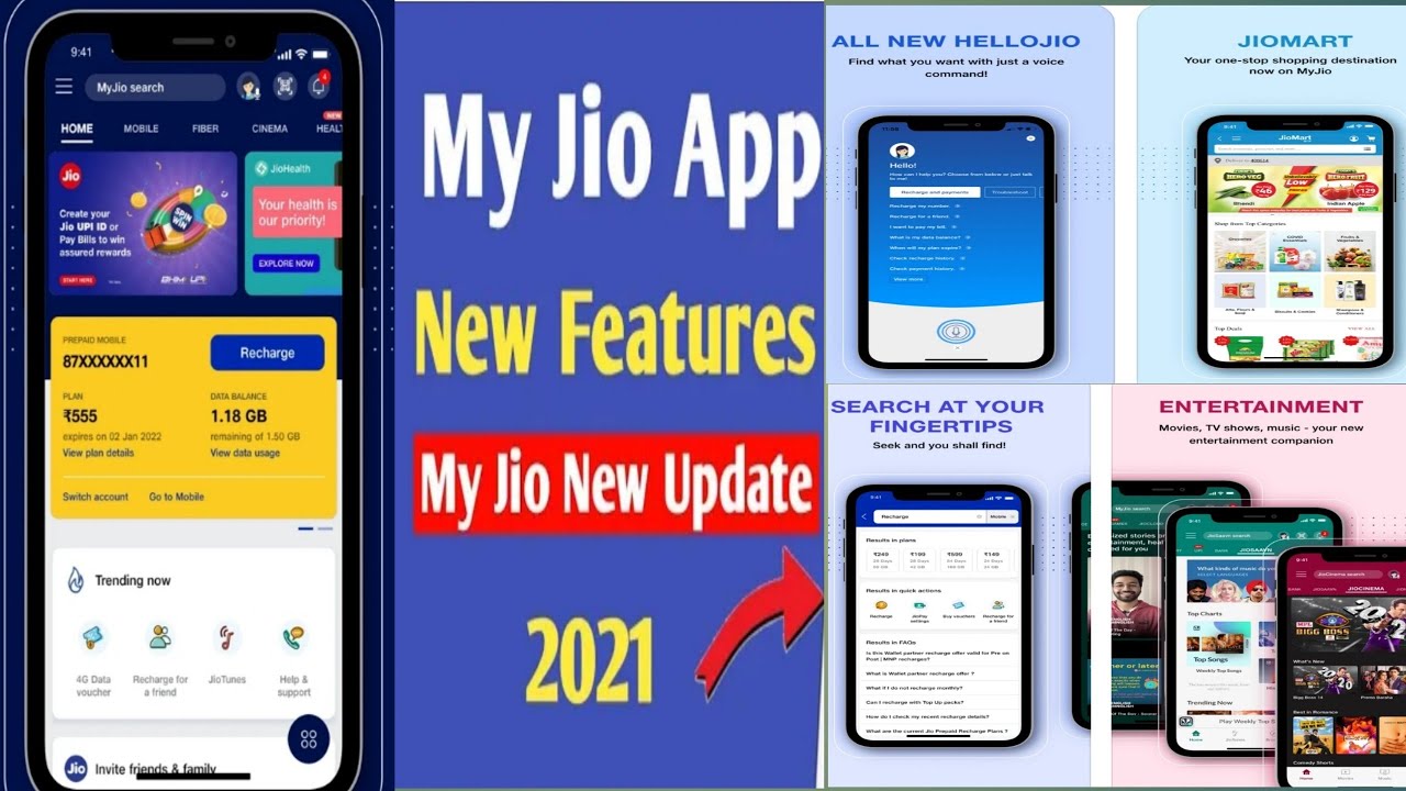My Jio New Update 2021| My Jio App New Features |My Jio: For Everything jio| By:: Technical Ved Bhai