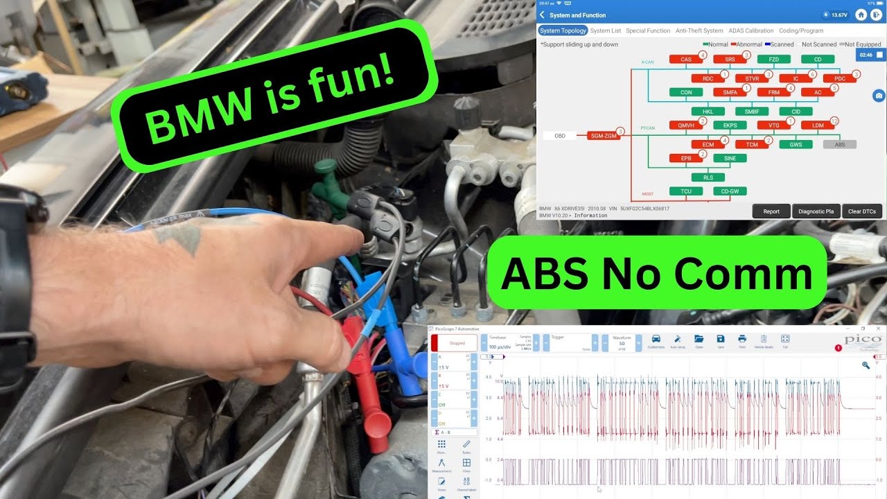 BMW X6 Not Communicating with the ABS Module