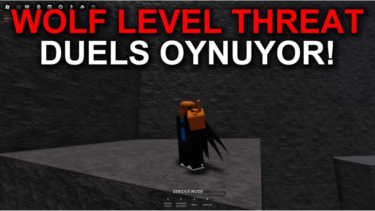 Wolf Level Threat Ranked Oynuyor! (Roblox Tsb)