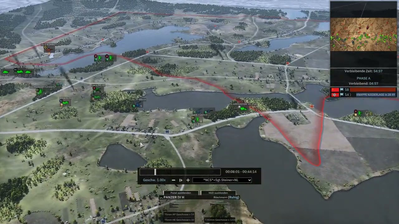 Steel Division 2 Ostrowno 10v10 21.Panzer brings its PaK43Krupps,PaK43's and Flak37's into play GG