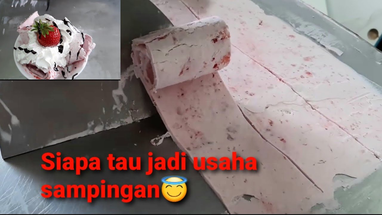 Membuat mesin ice cream roll