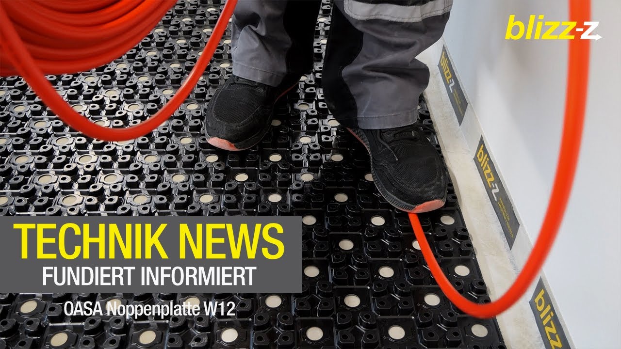 Technik News - fundiert informiert | OASA Noppenplatte W12