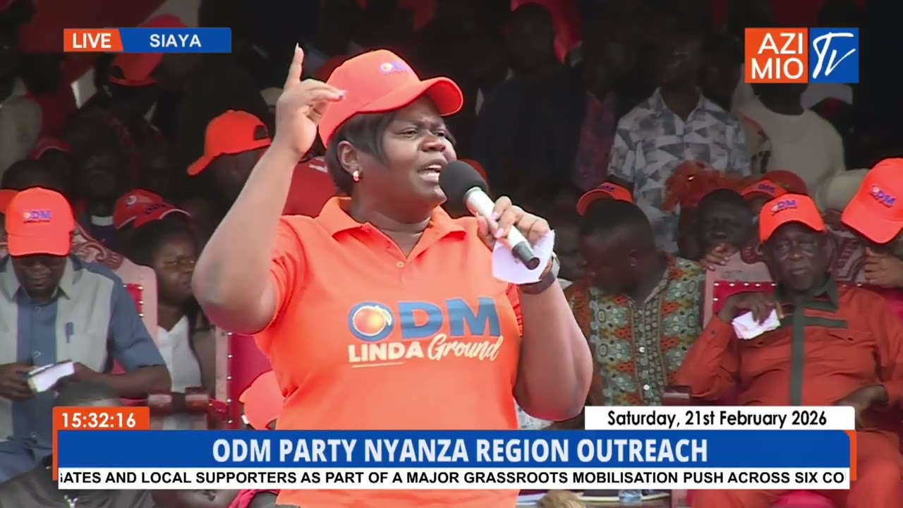 'Lazima Tukae Na Power' AUDACIOUS Wanga SPEAKS in Siaya at ODM Linda Ground Event