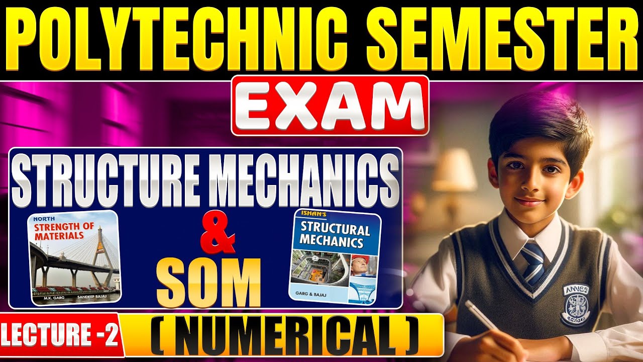 Stress & Strain Numerical Classes ll Structure Mechanics & SOM II STRESS & STRAIN NUMERICAL 