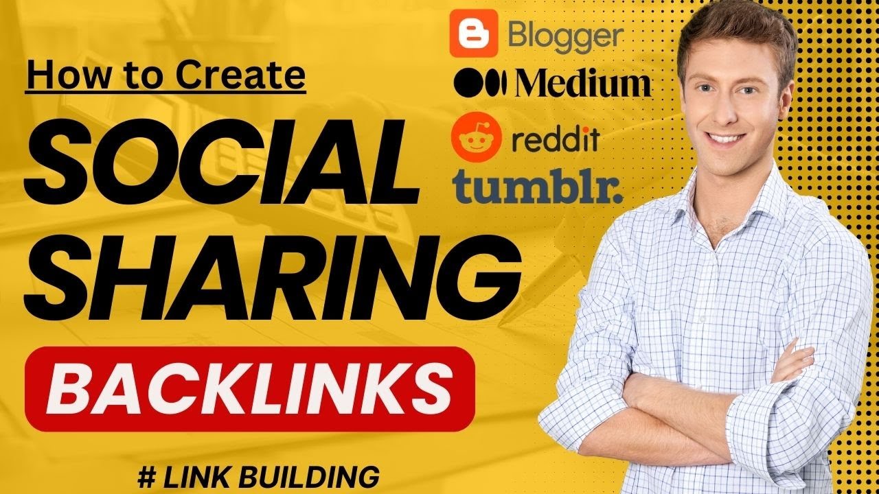How to Create Social Sharing Backlink | Social Sharing SEO Tutorial | Link Building | Off- Page SEO