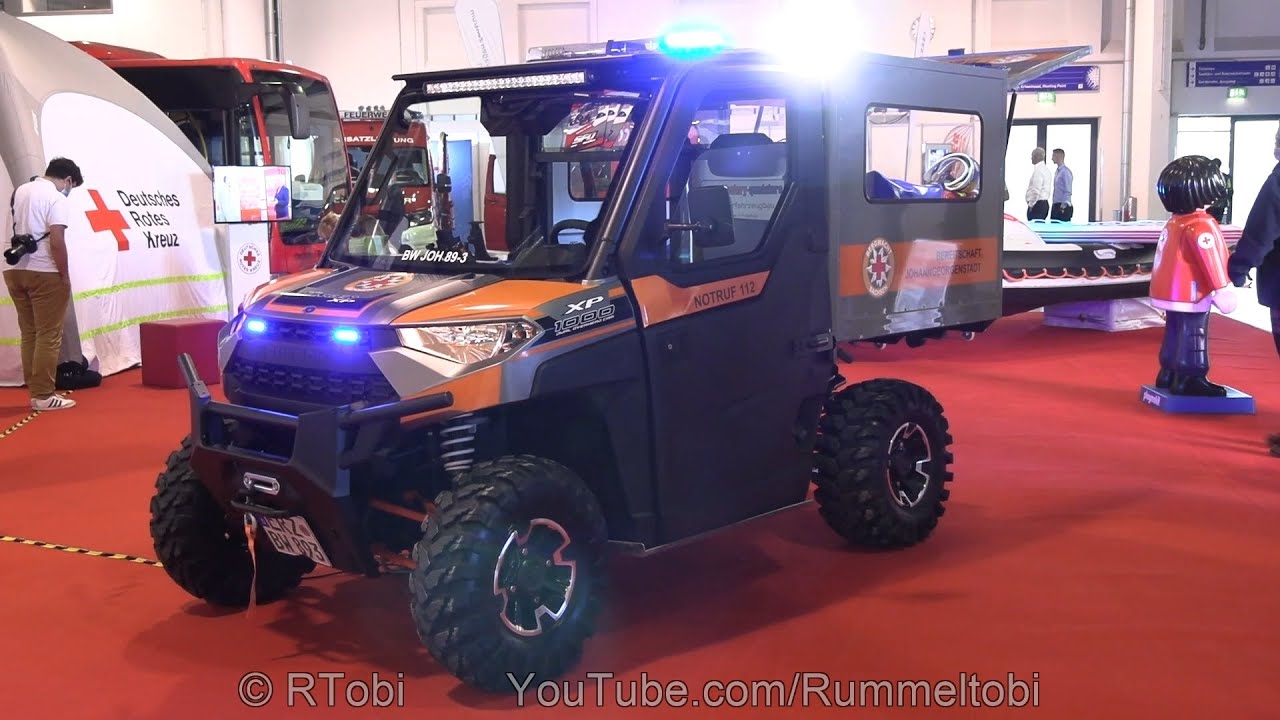 German Mountain Rescue Polaris UTV / Ambulance - Exterior, Interior & Light Setup [GER | 10.2021]