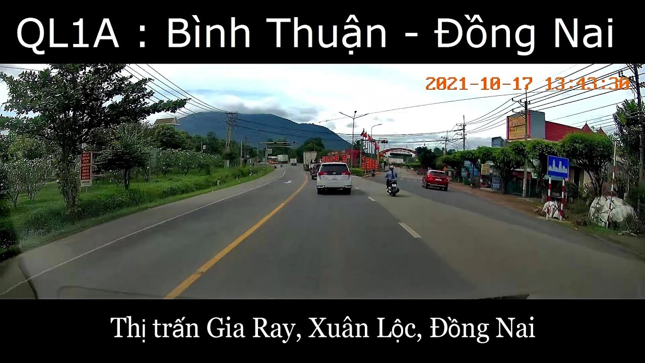 Từ Ngã 3 Tân Minh, Hàm Tân, Bình Thuận đến ngã ba Suối Cát, Xuân Lộc, Đồng Nai