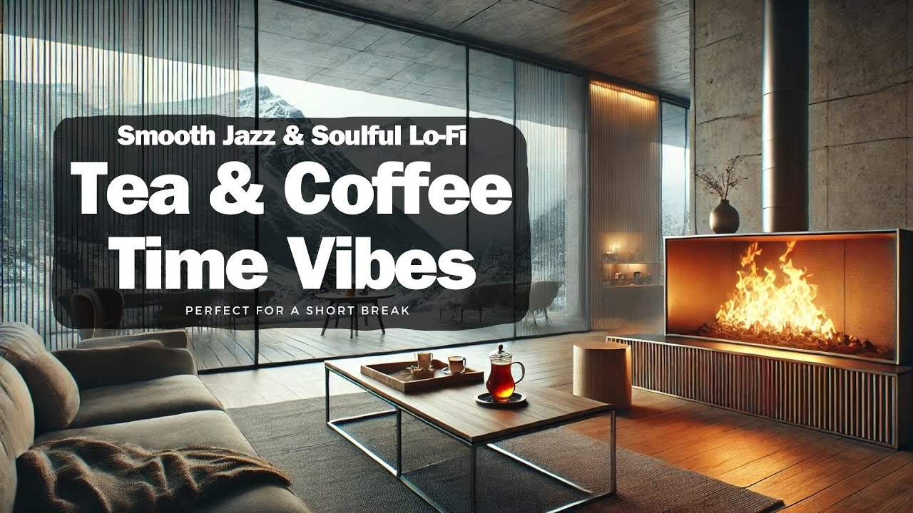 Smooth Jazz & Soulful Lo-Fi | Tea & Coffee Time Vibes | Perfect for a Short Break #teatime #coffee