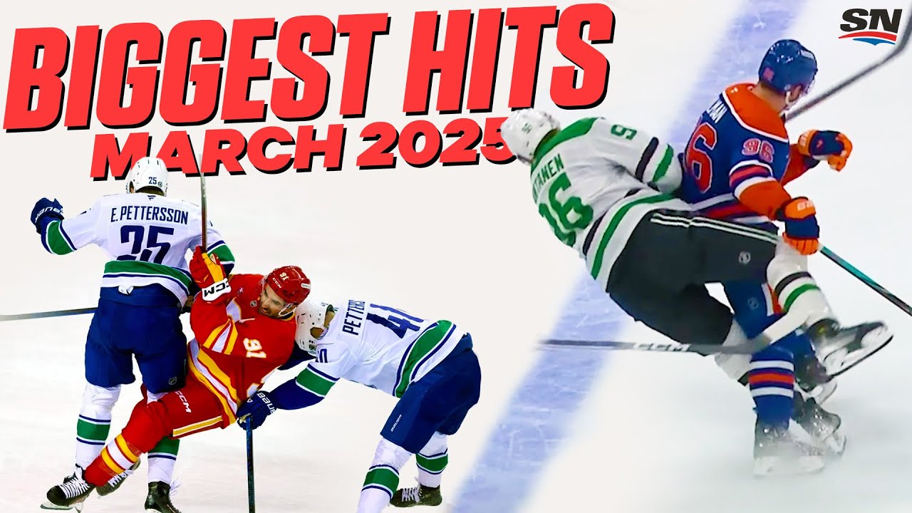 BIGGEST NHL Hits Of March 2025