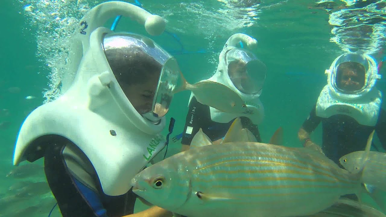 SEA TREK helmet diving in Lanzarote
