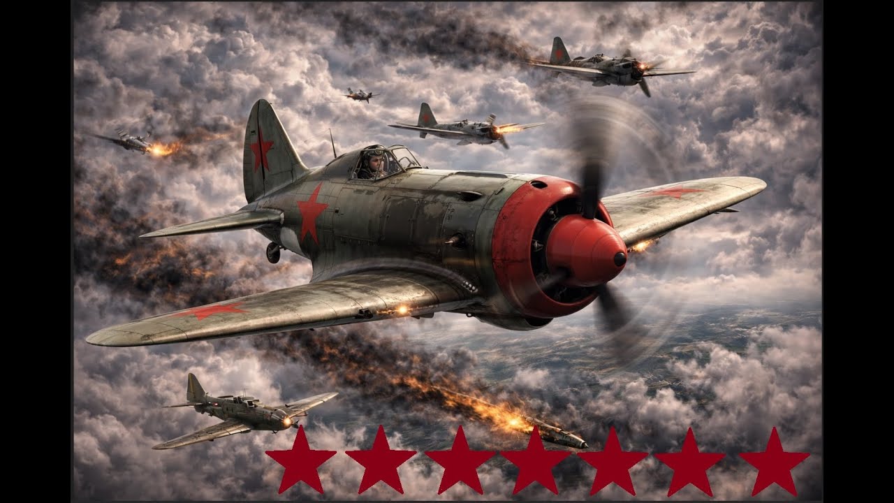 Non-Spaded I-185 (M-82) | 7 kills (bots) Ace in a Flight | War Thunder Simulator Battle