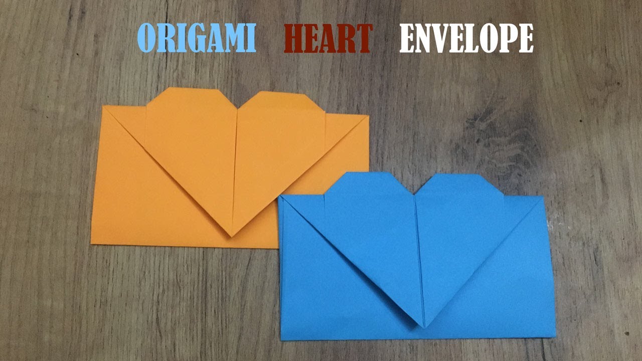Easy Origami Heart Envelope | Як зробити конверт з паперу?