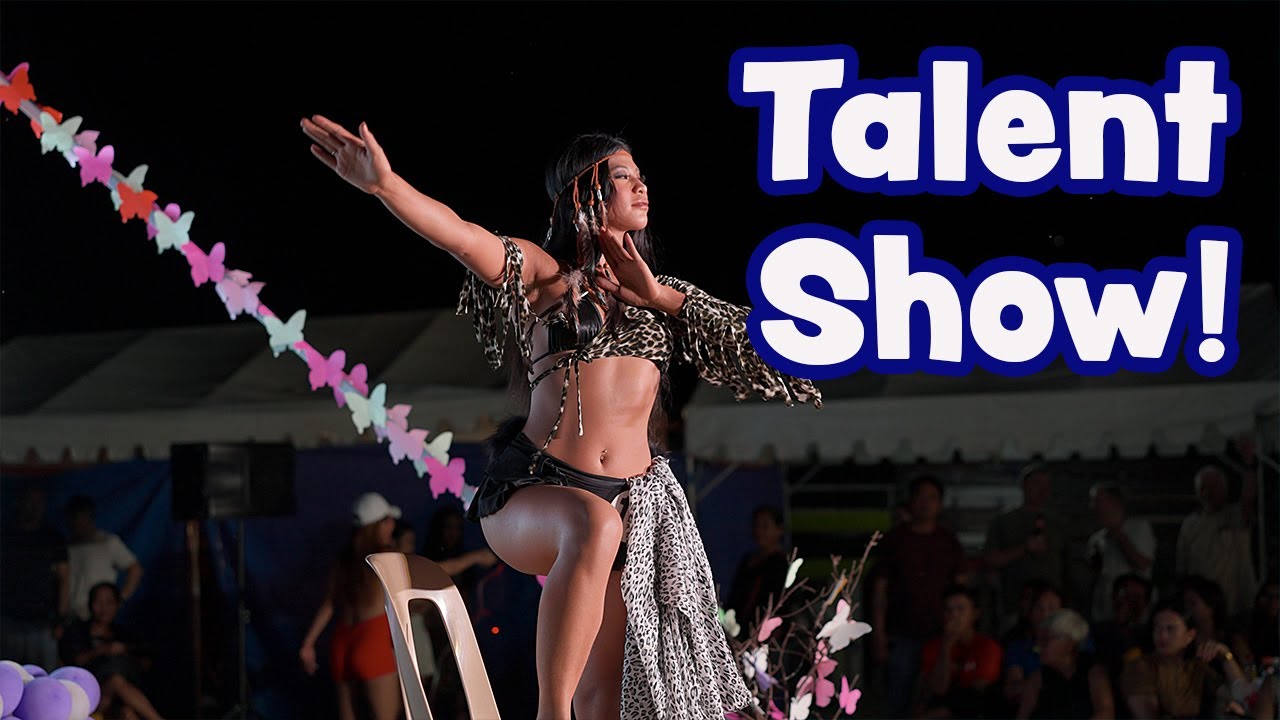 Cute Philippine Girls Talent Show Beach Bash!