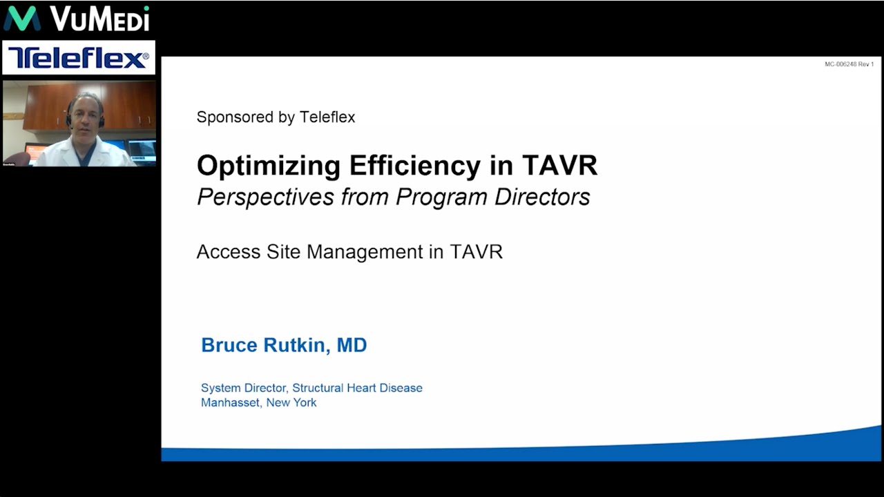 Optimizing Efficiency in TAVR: Large Bore Access Site Management