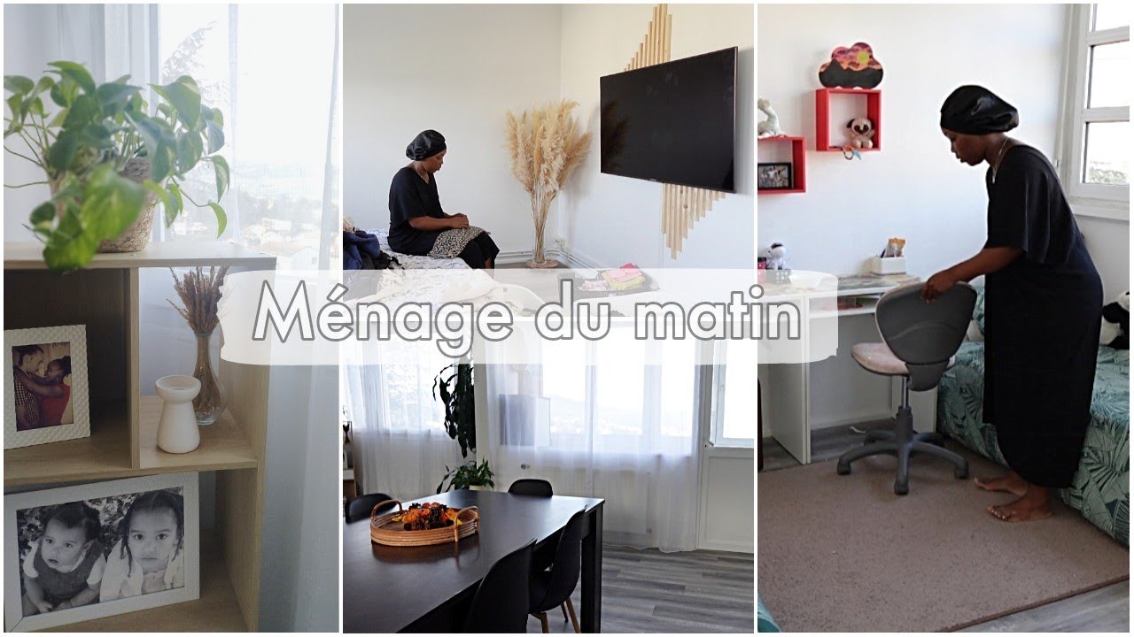 🧺 NETTOIE avec MOI 🧽 MÉNAGE du MATIN | Motivation 💪🏾💪🏾💪🏾