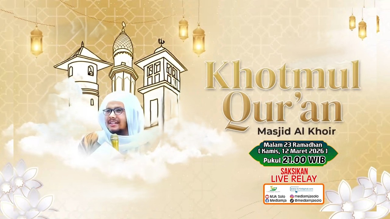 🔴Live Shalat Tarawih dari Masjid Jami' Assegaf Surakarta | Semarak Ramadhan 1447H 12/3/2026