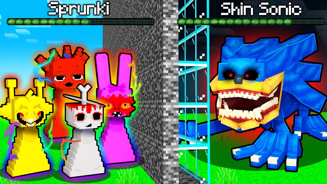 Trolleé a Mi AMIGA con HACKS en Batalla de Shin Sonic vs Incredibox Sprunki!