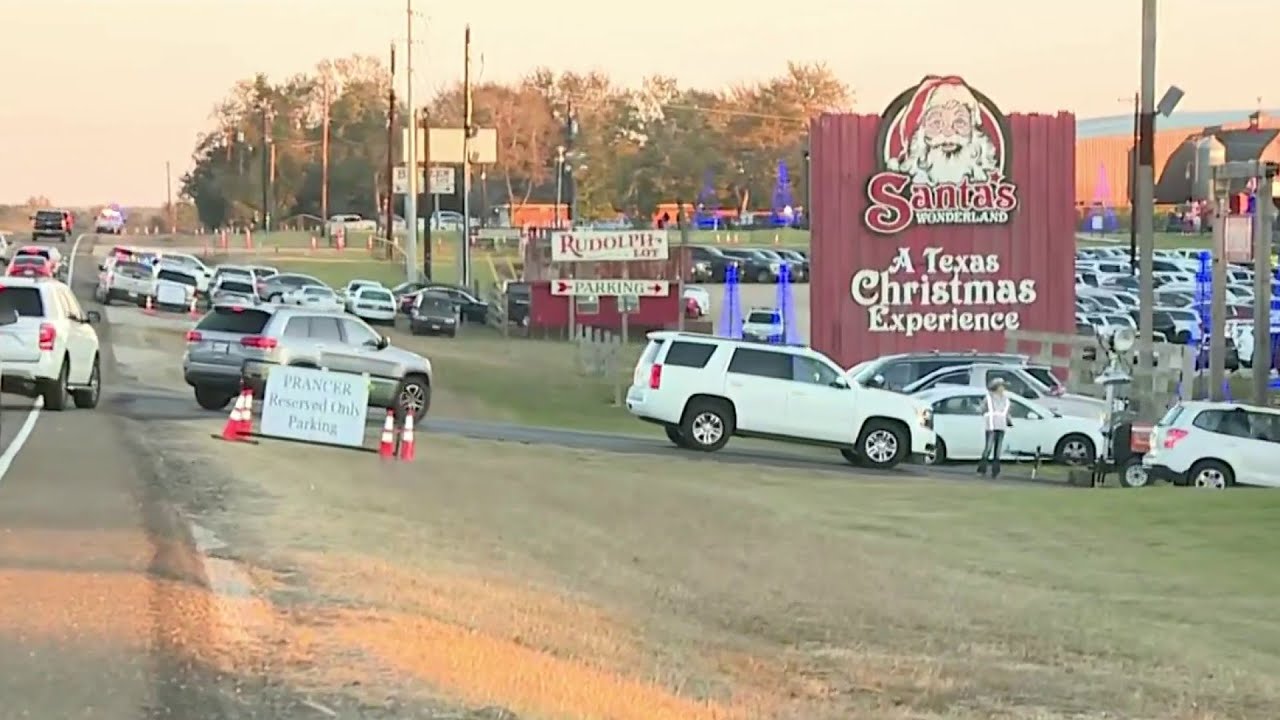 Families frustrated after traffic issues block trip to Santa's Wonderland in College Station