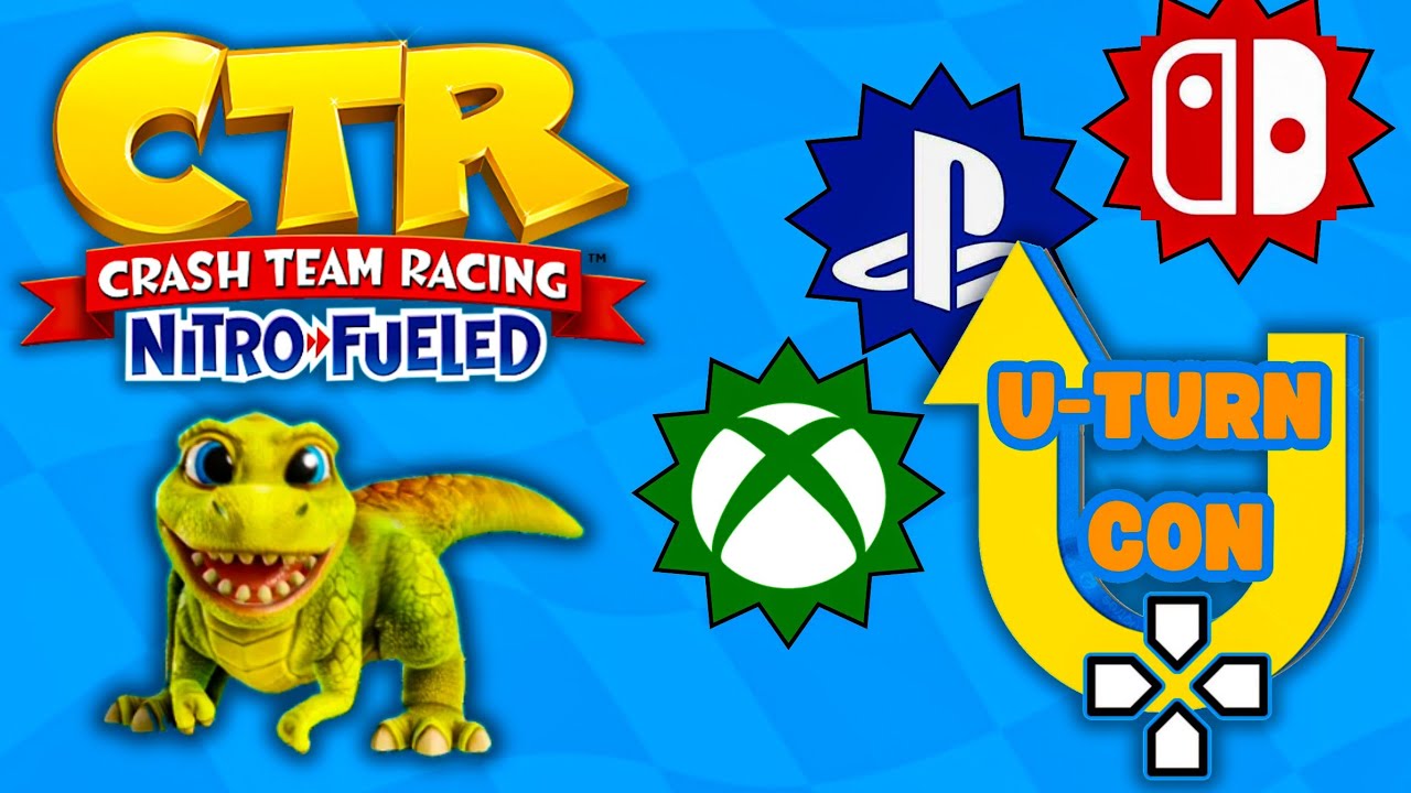 TUTORIAL PARA GIRAR RÁPIDO EN CTR /U-TURN CON FLECHAS EN CRASH TEAM RACING