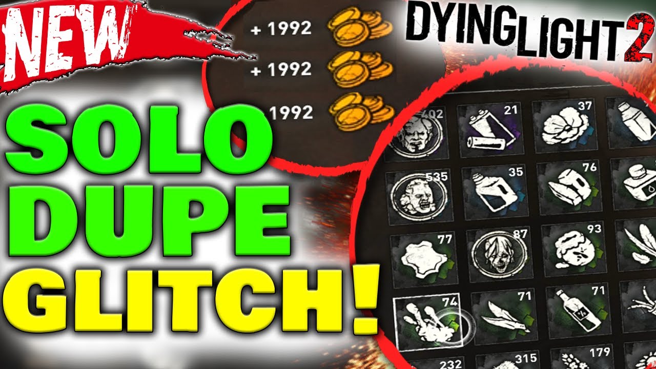 *NEW* SOLO DUPLICATION GLITCH IN DYING LIGHT 2! UNLIMITED ITEMS AND MONEY GLITCH IN DYING LIGHT 2!