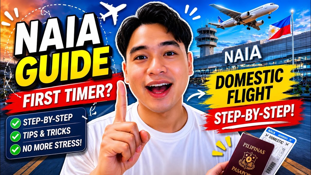 UNANG LIPAD MO? ✈️ Complete Flight Prep & Tips for First-Time Domestic Flyers! 🇵🇭 | Nico Dormis
