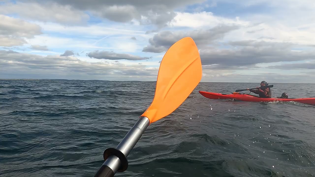 Newcastle caves ,sea kayaking Northern Ireland