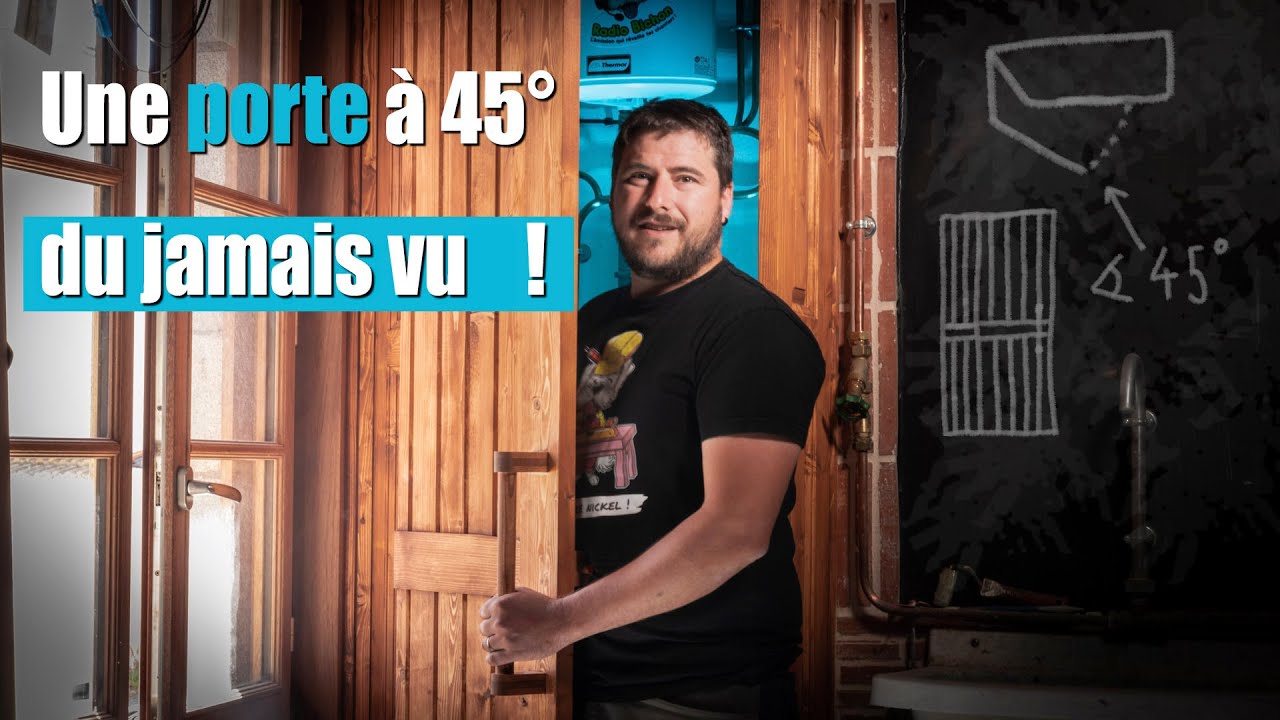 Une porte INCROYABLE pour le w-c de l'atelier - Partie 2  ljvs