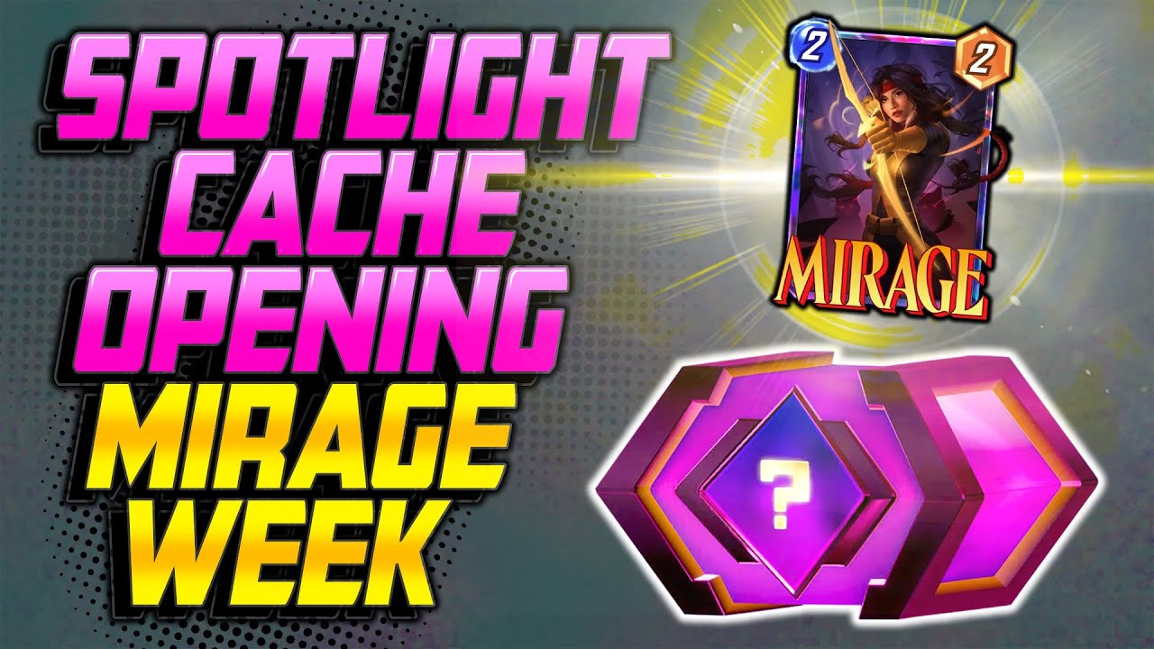 Spotlight Cache Opening (Mirage Week) How many caches to get the variant?!