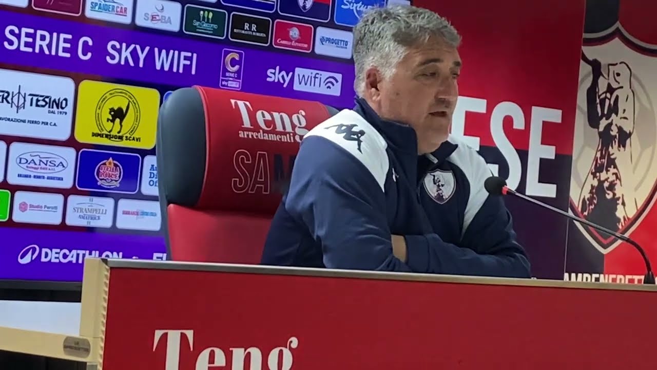 Verso Samb - Campobasso, parola a mister Boscaglia 13 marzo 2026