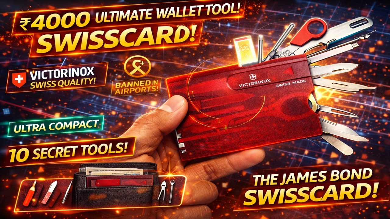 Victorinox Swiss Card Classic Review | Telugu Review | 10 Tools in a Wallet Card! Is It Worth ₹3000?