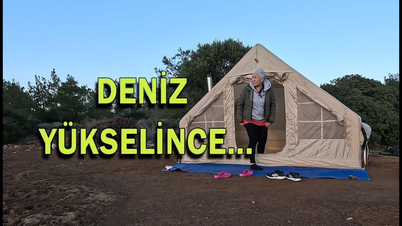 Yılbaşı Gecesi Kampı! Deniz Yükseldi, Yer Değiştirdik | 2 Günlük Gerçek Kamp
