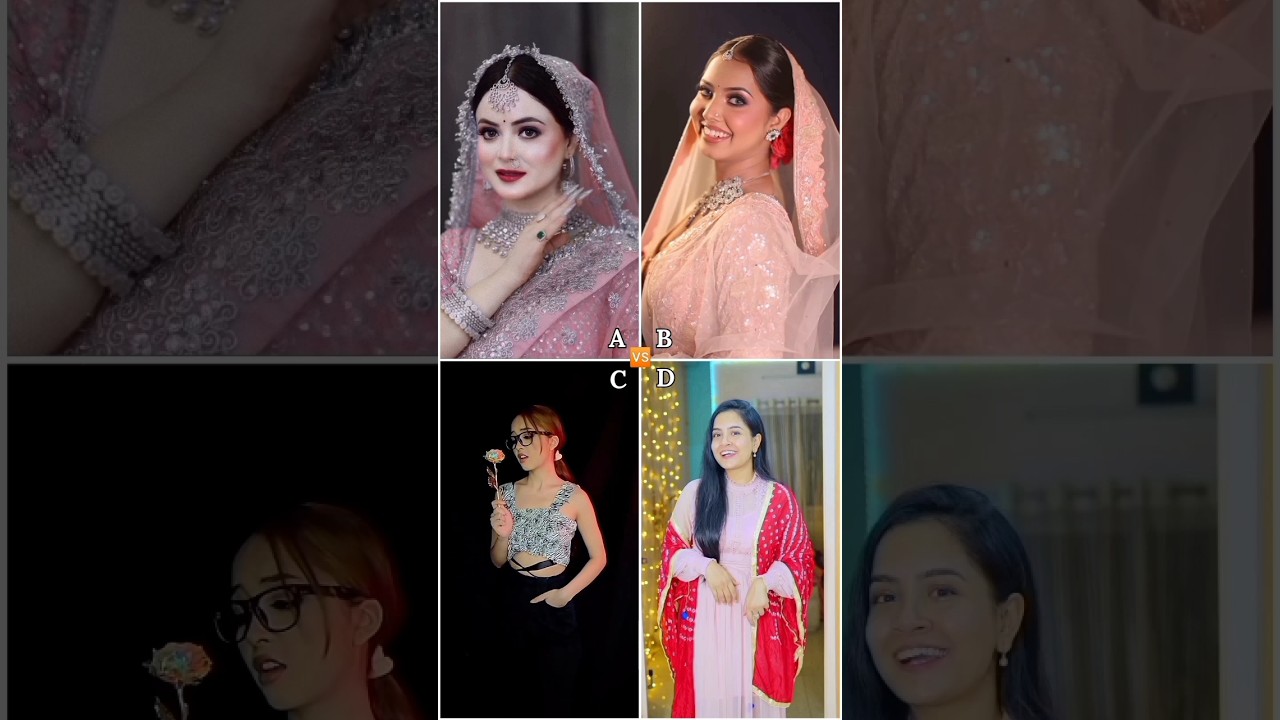 Who is best ?? ..😍💖 || Daizy aizy 🆚 Sanju 🆚 Simpal kharel 🆚 Nilanjana Dhar #trending #shorts