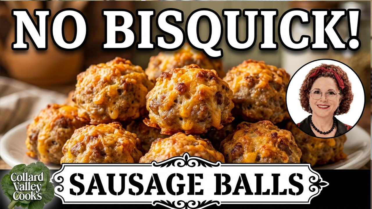Make DELICIOUS Sausage Balls from Scratch without Bisquick?