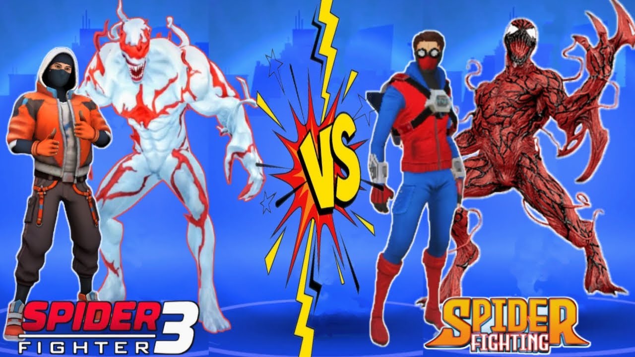 💥BEST FIGHTERS COMBO💥 SPIDER FIGHTER 3 vs SPIDER FIGHTING - Android/IOS Gameplay.