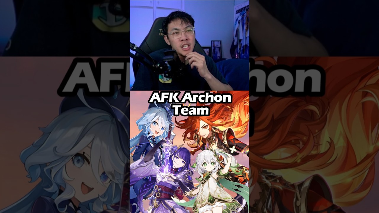 AFK ARCHON TEAM IS OP!! #genshinimpact