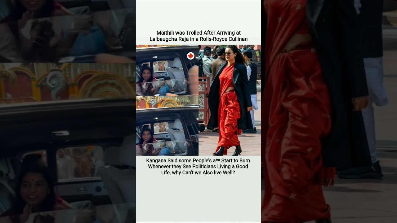 Kangana Ranaut Breaks Silence on Maithili Thakur&rsquo;s Rolls-Royce Controversy! 🔥 #shorts #viral #foryou
