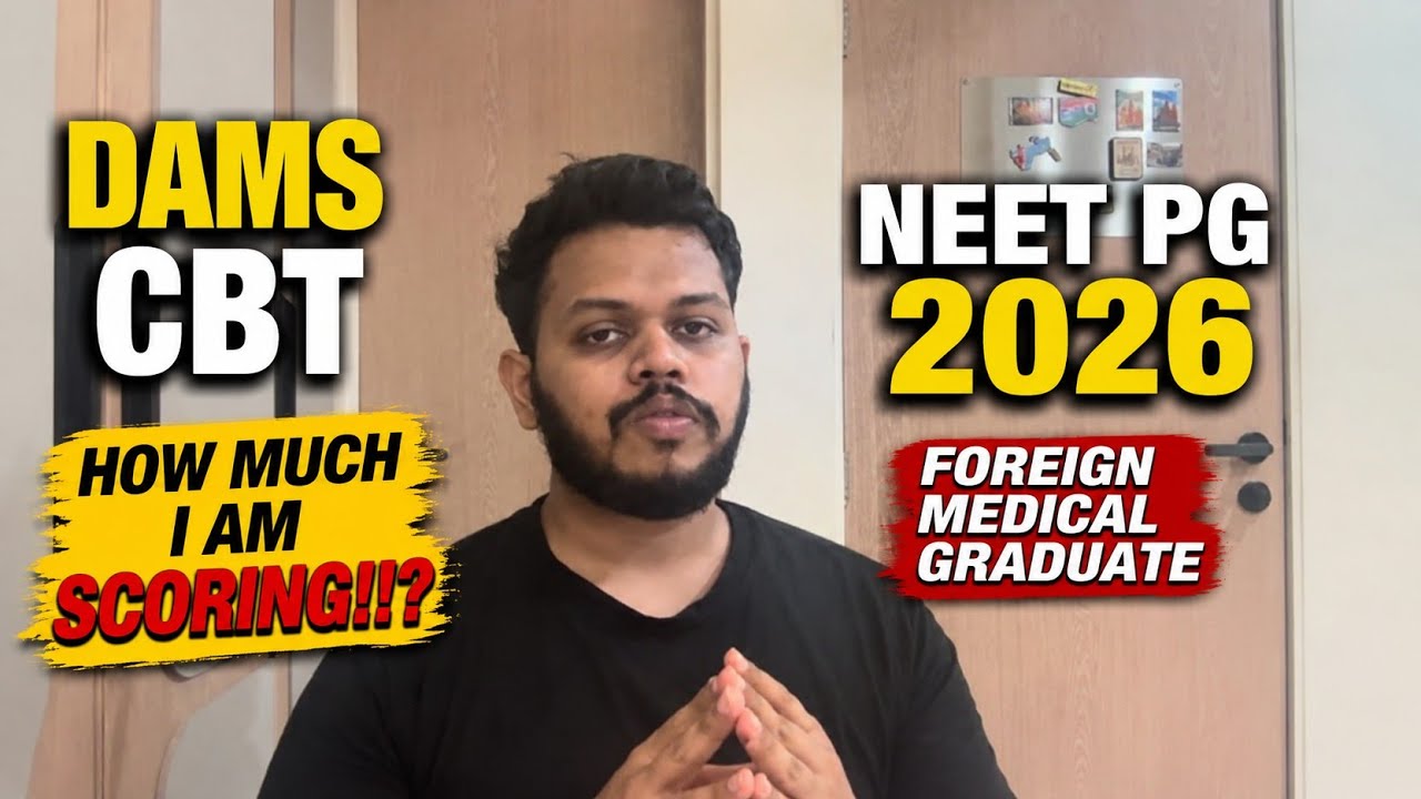Dams CBT-1 results 🔥 ✅ | Foreign Medical Graduate 👨&zwj;🎓| Neet Pg 2026