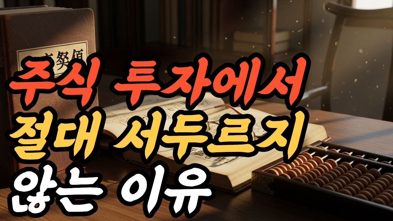 주식 투자에서 절대 서두르지 않은 이유. 조지 소로스