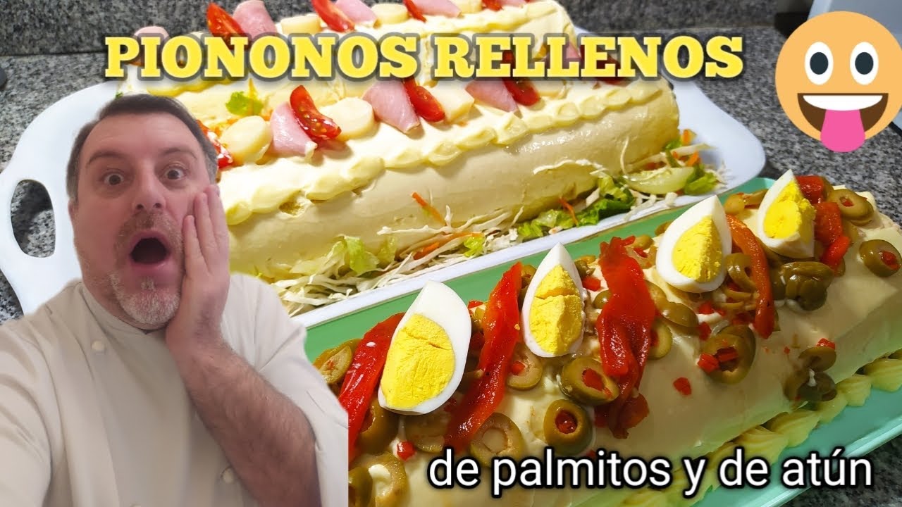 Piononos Rellenos (palmitos y de atún) #pionono