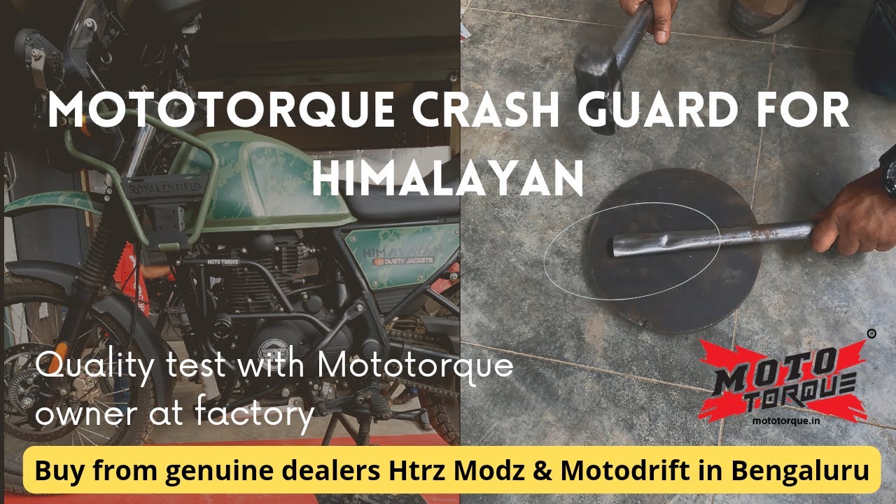 Himalayan Crash Guard | Stress test at factory with the owner of Mototorque | Don't be fooled