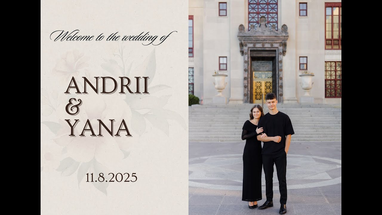 Andrii & Yana - WEDDING RECEPTION - November 8