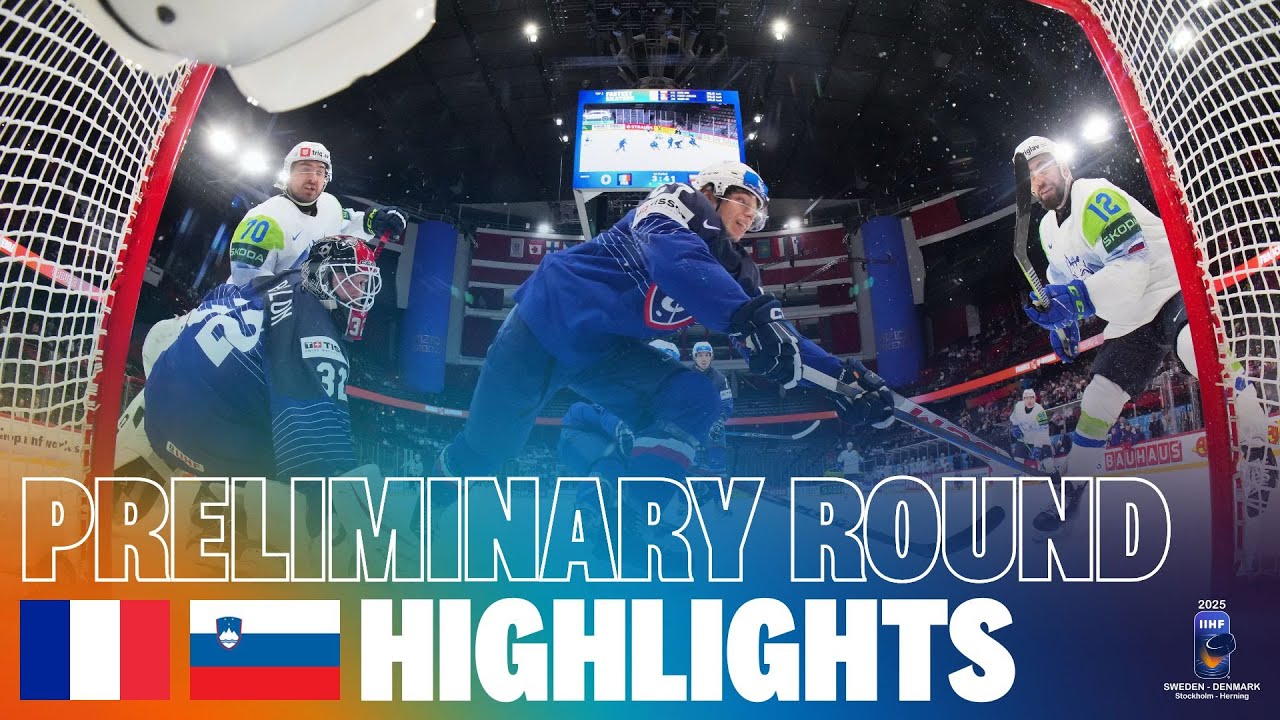 Highlights: France vs Slovenia | 2025 #MensWorlds #IIHF
