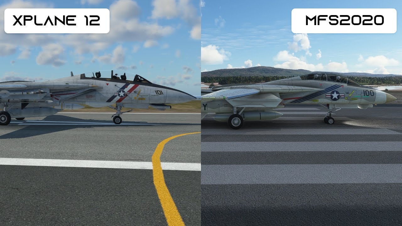 Microsoft Flight Simulator 2020 vs XPLANE 12 Airplane Comparison