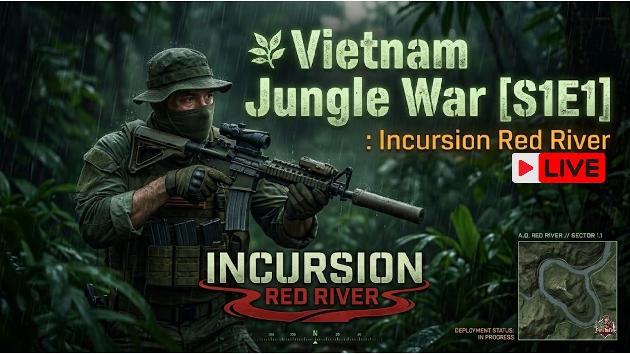 🌿 Vietnam Jungle War [S1E1] : Incursion Red River