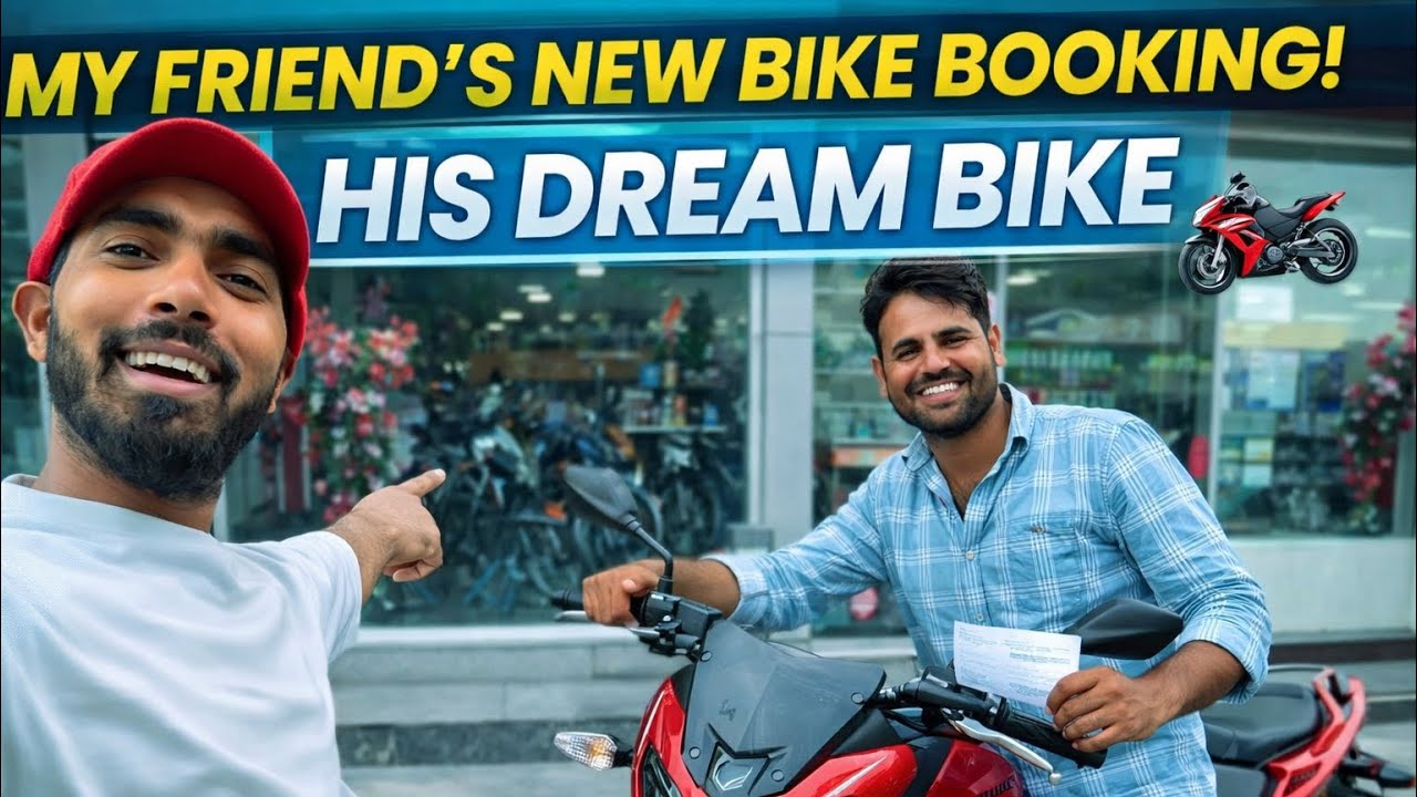 || Finally Booked! || My Friend’s Dream Bike Journey ❤️|| 