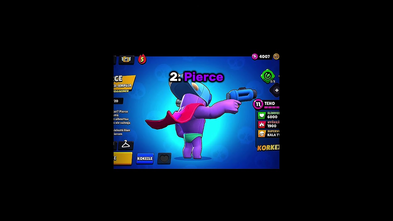 4 Best Legendary Brawlers #brawlstars #legendarybrawler #legendary #amnewbutnottheleast