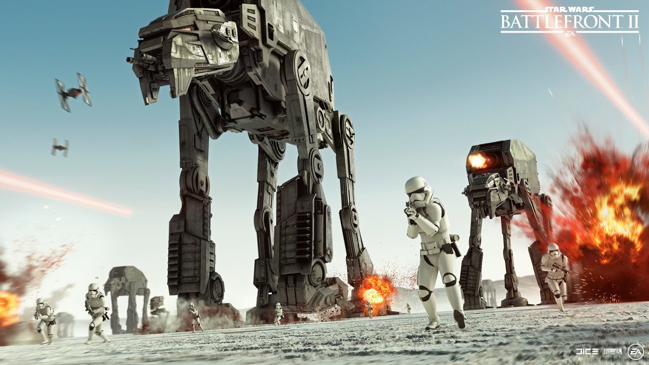 Salt Planet! Star Wars Battlefront 2 (Galactic Assault on Crait)